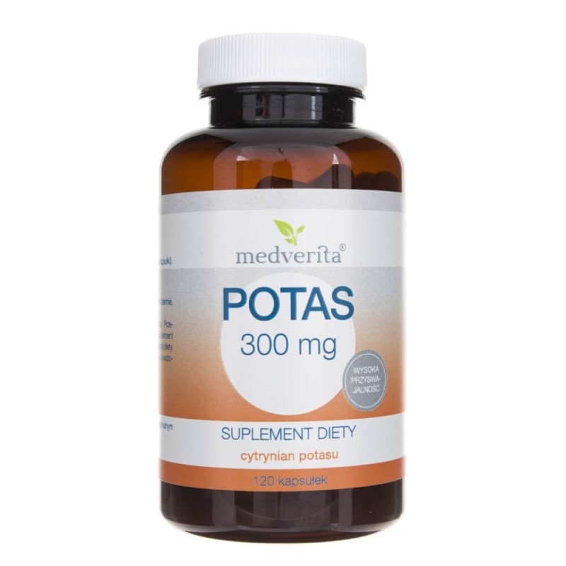 Medverita Potas 300 mg - 120 kapsułek