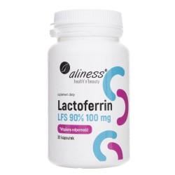 Aliness Lactoferrin LFS 90% 100 mg - 30 kapsułek