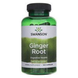 Swanson Imbir (Ginger Root) 540 mg - 100 kapsułek