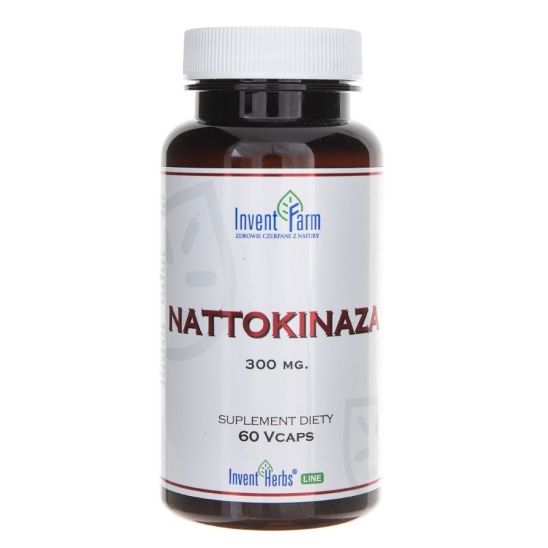 Invent Farm Nattokinaza 300 mg - 60 kapsułek