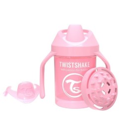 Twistshake Kubek niekapek z mikserem Różowy 4 m+ - 230 ml
