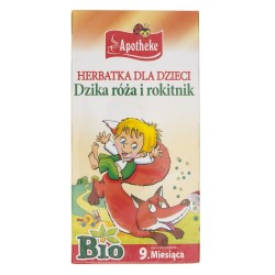 Apotheke Herbatka Bio dla dzieci Dzika róża i Rokitnik - 20 saszetek