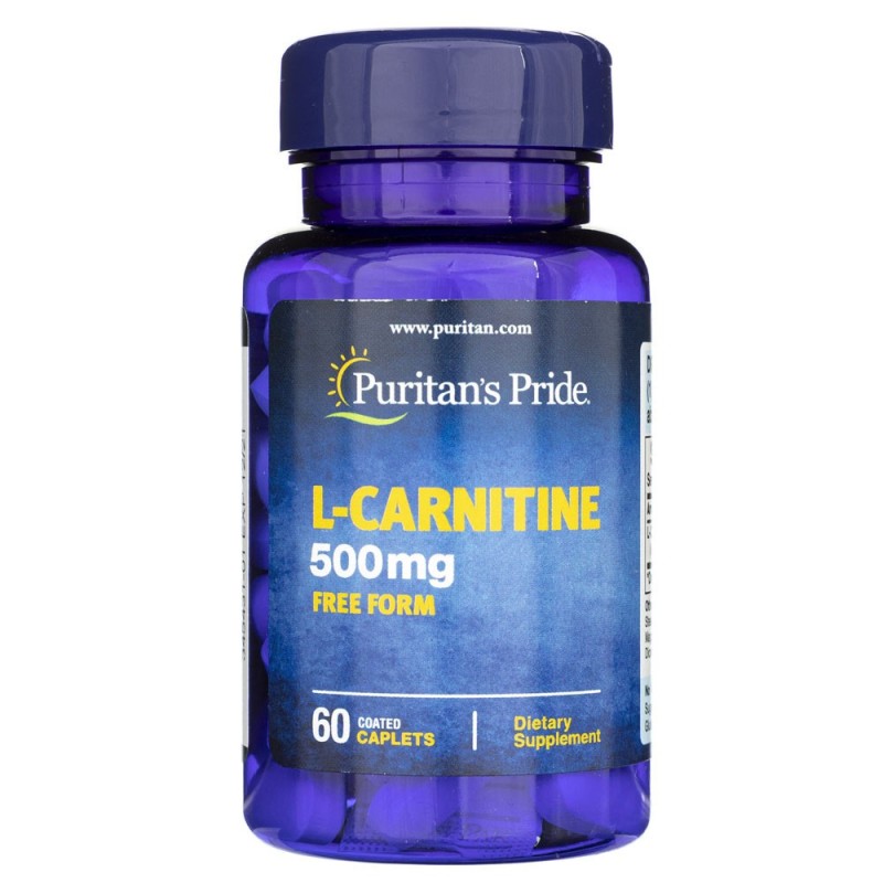 Puritan's Pride L-Karnityna 500 mg - 60 tabletek
