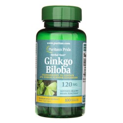 Puritan's Pride Ginkgo Biloba (standaryzowana) 120 mg - 100 kapsułek