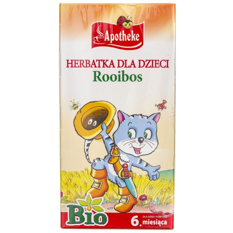 Apotheke Herbatka Bio dla dzieci Rooibos - 20 saszetek