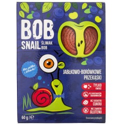 Bob Snail Przekąska jabłkowo-borówkowa bez dodatku cukru - 60 g