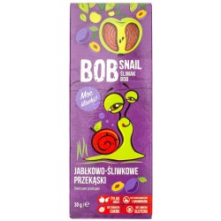 Bob Snail Przekąska jabłkowo-śliwkowa bez dodatku cukru - 30 g