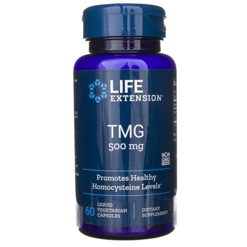 Life Extension TMG (Trimetyloglicyna) 500 mg - 60 kapsułek