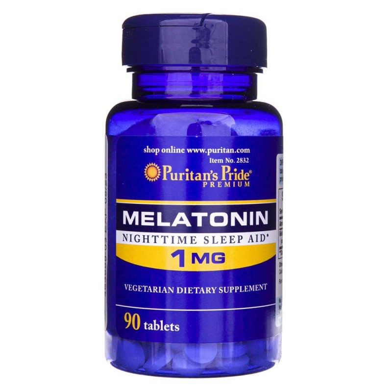 Puritan's Pride Melatonina 1 mg - 90 tabletek