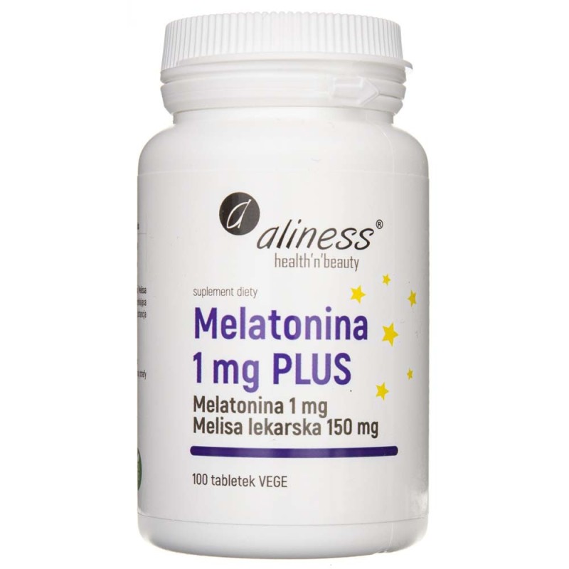 Aliness Melatonina PLUS 1 mg - 100 tabletek