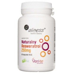 Aliness Resweratrol Veri-Te 250 mg - 60 kapsułek