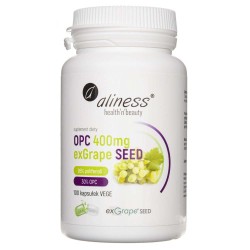 Aliness Ekstrakt z pestek winogron OPC exGrape SEED® 400 mg - 100 kapsułek