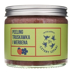 Peeling Truskawka i Werbena 250 ml - Cztery Szpaki