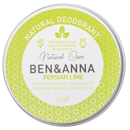 Ben&Anna Dezodorant na bazie sody w kremie Persian Lime - 45 g