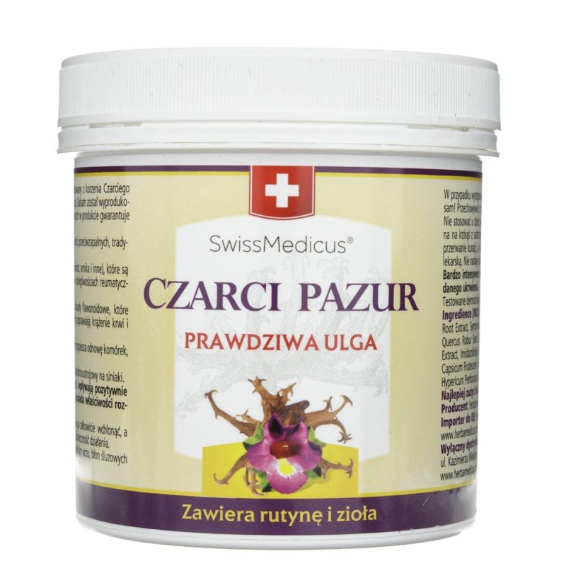 Herbamedicus Czarci pazur z rutyną - 250 ml