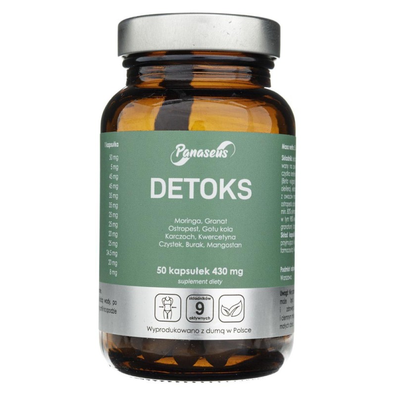 Panaseus Detoks 440 mg - 50 kapsułek