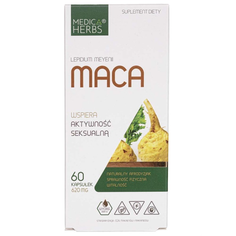 Medica Herbs Maca 620 mg - 60 kapsułek
