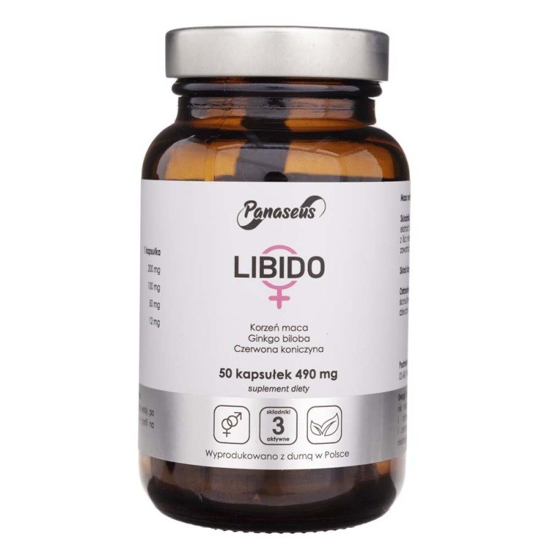 Panaseus Libido Kobieta 490 mg - 50 kapsułek