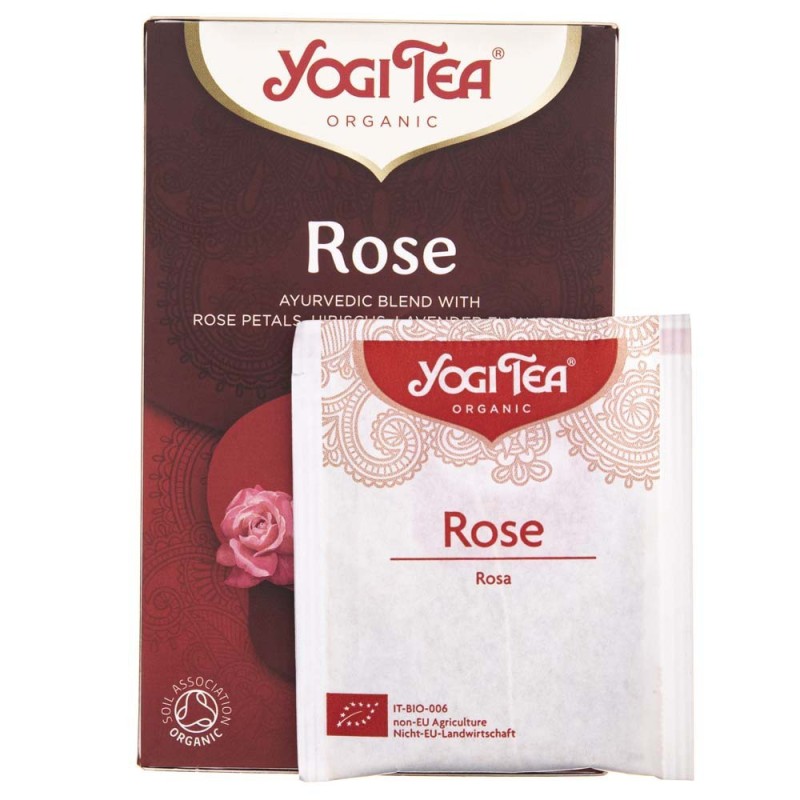 Yogi Tea Rose Herbatka róża - 17 saszetek