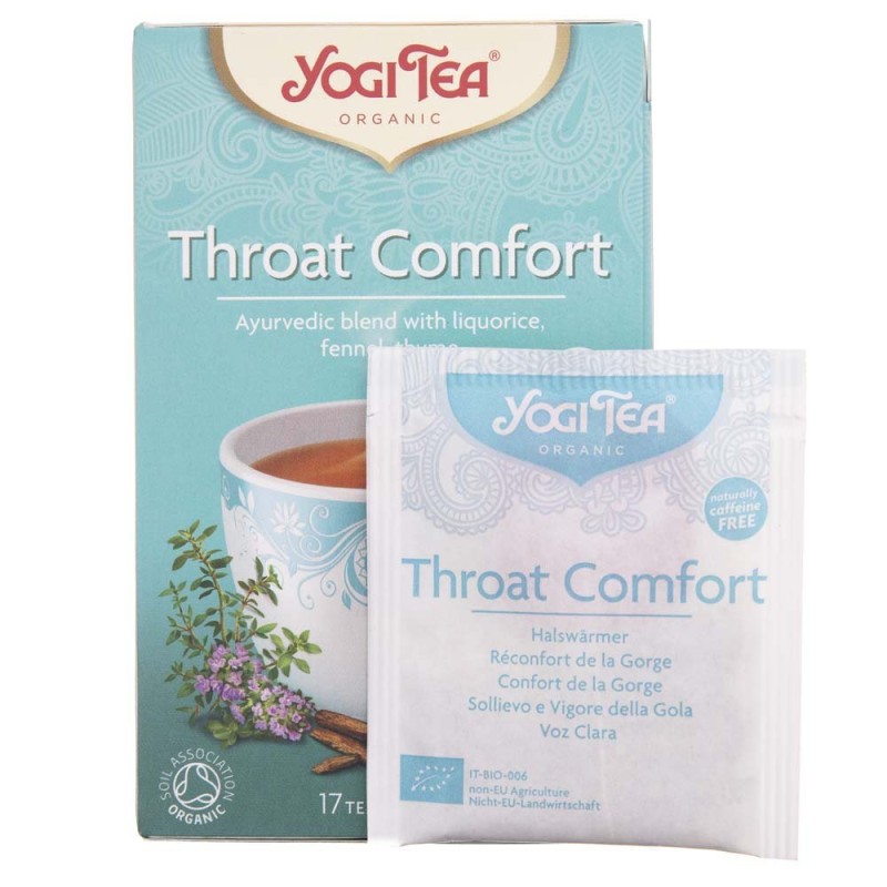 Yogi Tea Throat Comfort Herbatka na gardło - 17 saszetek
