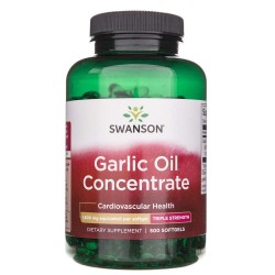 Swanson Olej czosnkowy (Garlic Oil) 1500 mg - 500 kapsułek