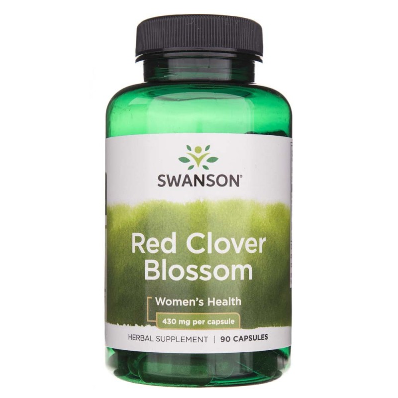 Swanson Red Clover Blossom (Czerwona koniczyna) 430 mg - 90 kapsułek