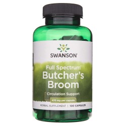 Swanson Butcher's Broom (Ruszczyk Kolczasty) 470 mg - 100 kapsułek
