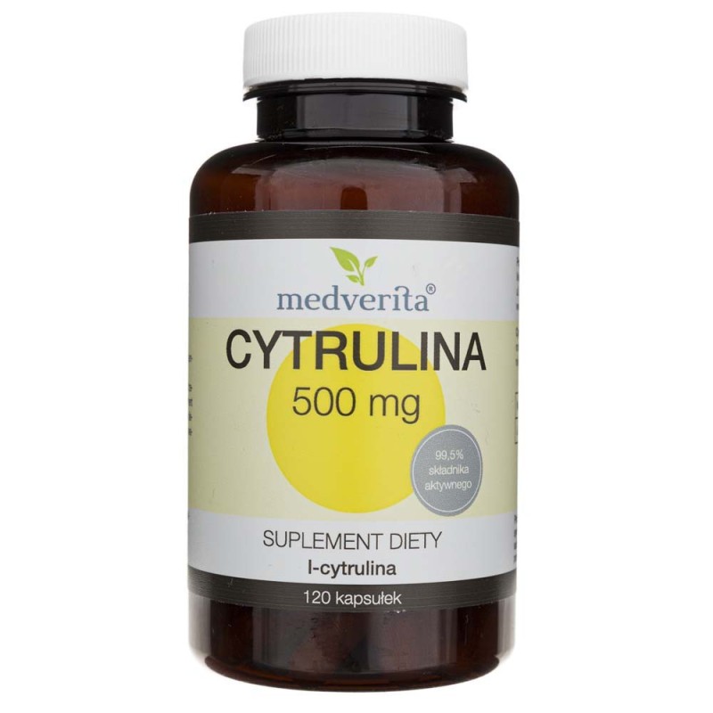 Medverita Cytrulina L-cytrulina 500 mg - 120 kapsułek