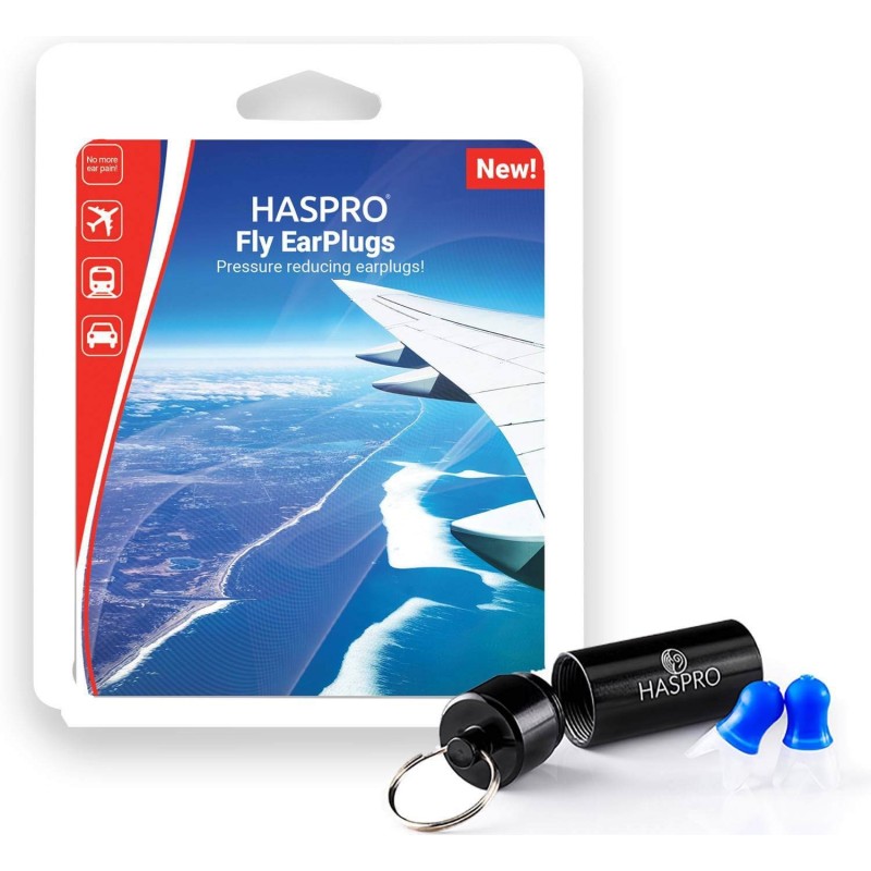 Haspro Fly Earplugs zatyczki do uszu na podróż