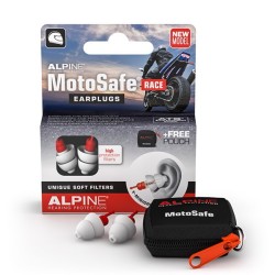 Alpine MotoSafe Race zatyczki do uszu dla motocyklistów
