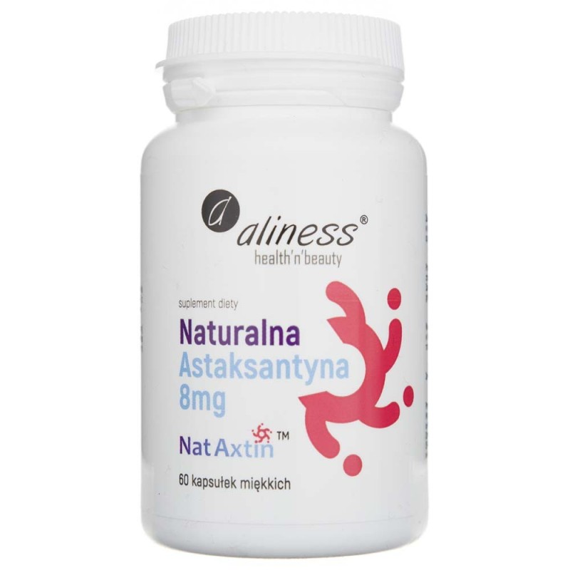 Aliness Astaksantyna Nat Axtin 8 mg - 60 kapsułek