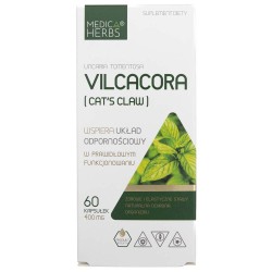 Medica Herbs Vilcacora (Cat’s Claw) 400 mg - 60 kapsułek