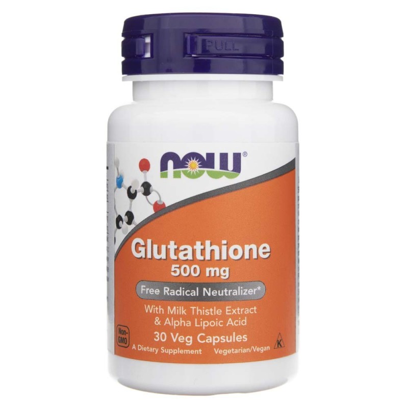 Now Foods Glutathione 500 mg - 30 kapsułek