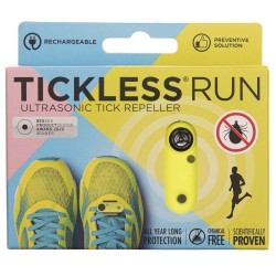 Tickless Run Ultradźwiękowa ochrona przed kleszczami dla biegających - Żółty