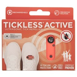 Tickless Active Ultradźwiękowa ochrona przed kleszczami dla aktywnych - Czerwony