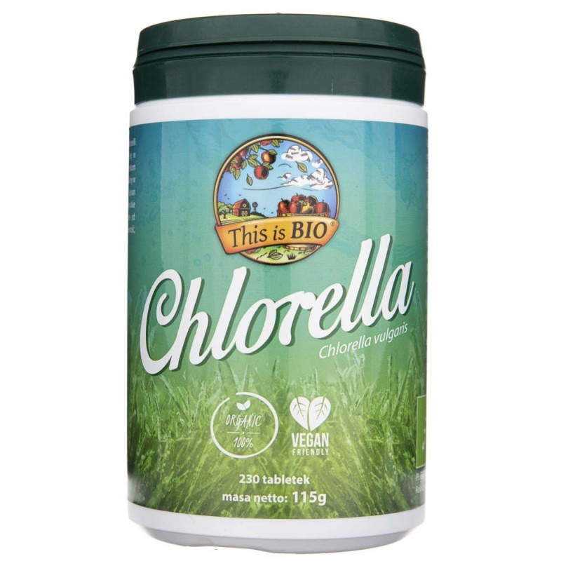 This is Bio Chlorella 100% Organic - 230 tabletek