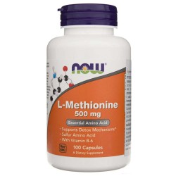 Now Foods L-Metionina 500 mg - 100 kapsułek
