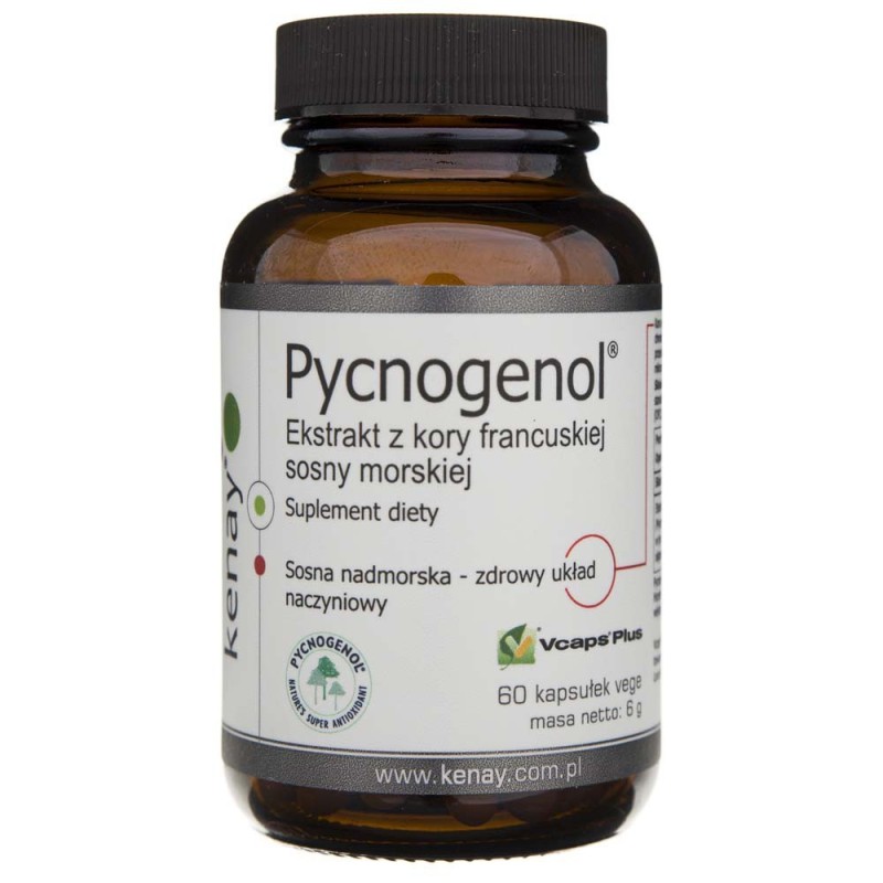 Kenay Pycnogenol® Ekstrakt z kory francuskiej sosny morskiej - 60 kapsułek