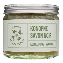 Cztery Szpaki Mydło Savon Noir eukaliptus i szałwia - 250 g