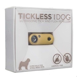Tickless Pet Mini Ultradźwiękowa ochrona przed kleszczami - Gold