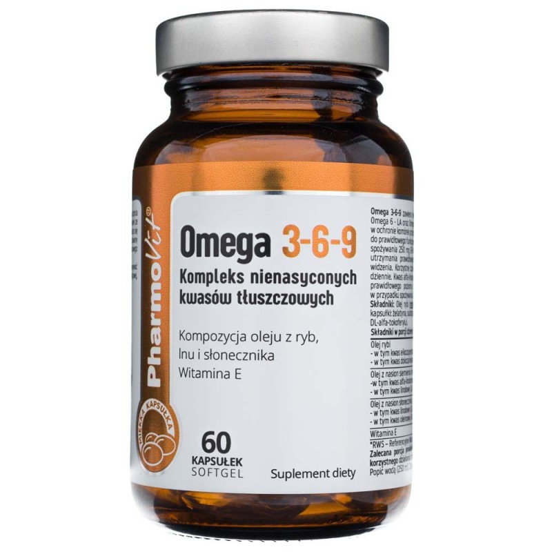 Pharmovit Omega 3-6-9 - 60 kapsułek