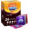 Durex Zestaw prezerwatyw Fun Mix - 24 sztuk