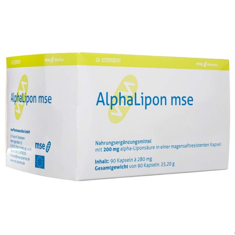 Dr. Enzmann Kwas alfa liponowy MSE 200 mg - 90 kapsułek
