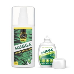 Mugga Zestaw Spray 9,5% DEET + Mugga Balsam - 50 ml