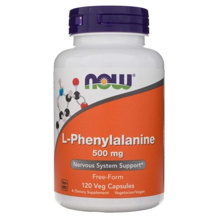Now Foods L-Phenylalanine (L-Fenyloalanina) 500 mg - 120 kapsułek