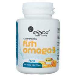 Aliness Fish Omega 3 FORTE 500 mg / 250 mg - 90 kapsułek