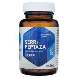 Hepatica Serrapeptaza 250 000 IU - 60 kapsułek