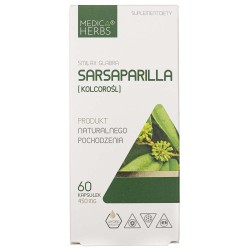 Medica Herbs Sarsaparilla (Kolcorośl) 450 mg  - 60 kapsułek