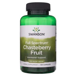 Swanson Chasteberry Fruit (Niepokalanek) 400 mg - 120 kapsułek