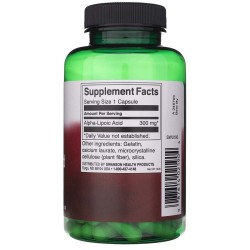 Swanson Kwas Alfa Liponowy (ALA) 300 mg – 120 kapsułek Swanson Kwas Alfa Liponowy (ALA) 300 mg – 120 kapsułek